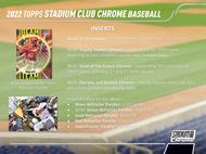 Image for 2022 Topps Stadium Club Chrome Baseball 4-Pack Blaster Box