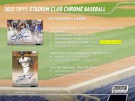 Image for 2022 Topps Stadium Club Chrome Baseball 4-Pack Blaster Box