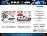 Image for 2022/23 Upper Deck Premier Hockey Hobby Box