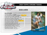 Image for 2021 Topps Chrome Tennis Hobby Box