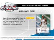 Image for 2021 Topps Chrome Tennis Hobby Box