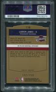 Image for 2003/04 SkyBox LE Basketball #118 LeBron James Gold Proof Rookie #102/150 PSA 7 (NM)
