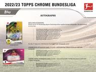 Image for 2022/23 Topps Chrome Bundesliga Soccer Hobby 12-Box Case
