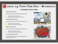 Image for 2022/23 Topps Tier One Bundesliga Soccer Hobby Box