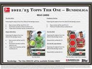 Image for 2022/23 Topps Tier One Bundesliga Soccer Hobby Box