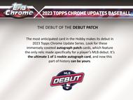 Image for 2023 Topps Chrome Update Series Baseball Hobby Box