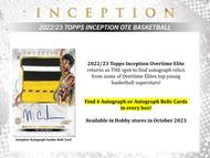 Image for 2022/23 Topps Inception Overtime Elite Basketball Hobby Box