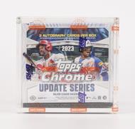Image for 2023 Topps Chrome Update Series Baseball Hobby Jumbo Box (Case Fresh)