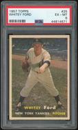Image for 1957 Topps #25 Whitey Ford PSA 6 *4671 (Reed Buy)