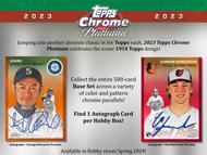 Image for 2023 Topps Chrome Platinum Anniversary Baseball Hobby Box