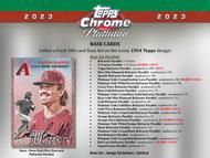 Image for 2023 Topps Chrome Platinum Anniversary Baseball Hobby Box