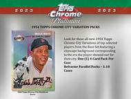 Image for 2023 Topps Chrome Platinum Anniversary Baseball Hobby Box