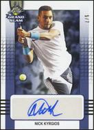 Image for 2018 Leaf Grand Slam Tennis Autographs Blue #BANK1 Nick Kyrgios #/7 (Reed Buy)