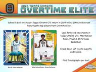 Image for 2023/24 Topps Chrome Overtime Elite Basketball Hobby 12-Box Case