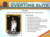 Image for 2023/24 Topps Chrome Overtime Elite Basketball Hobby 12-Box Case