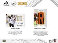 Image for 2023 Upper Deck SP Game Used CFL Football Hobby 16-Box Case
