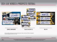 Image for 2024 Leaf Heroes & Prospects Football Hobby Box
