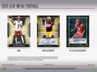 Image for 2025 Leaf Metal Football Hobby 12-Box Case