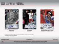 Image for 2025 Leaf Metal Football Hobby 12-Box Case
