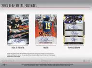 Image for 2025 Leaf Metal Football Hobby 12-Box Case