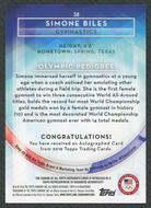 Image for 2016 Topps U.S. Olympic Simone Biles Team USA Auto