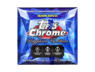 Image for 2024/25 Topps Chrome UEFA Club Competitions Sapphire Edition Soccer Box