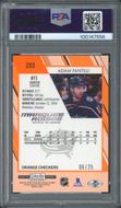 Image for 2023/24 O-Pee-Chee Platinum Adam Fantilli Orange Checkers #203 /25 PSA 10