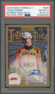Image for 2024 Topps Finest F1 Lando Norris Intimidators Auto /5 PSA 8 Auto 10
