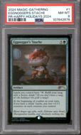 Magic MTG Holiday Promo Eggnogger's 'Stache PSA 8 NEAR MINT | eBay