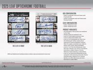 Image for 2025 Leaf Optichrome Football Hobby Box