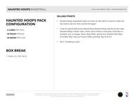 Image for 2024/25 Panini Haunted Hoops Halloween Basketball 40-Pack 20-Box Case