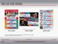 Image for 2025 Leaf Vivid Football Hobby Box