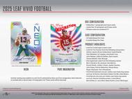 Image for 2025 Leaf Vivid Football Hobby Box