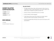 Image for 2024/25 Panini Donruss Optic Basketball Blaster Hobby 20-Box Case
