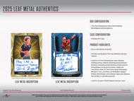 Image for 2025 Leaf Metal Authentics Hobby 10-Box Case