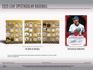 Image for 2025 Leaf Spectacular Baseball Hobby 3-Box Case