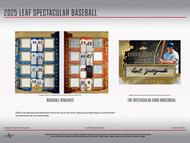 Image for 2025 Leaf Spectacular Baseball Hobby 3-Box Case