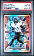 Image for 2024 Panini Mosaic Derrick Henry Stained Glass #SG-13 PSA 10