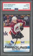 Image for 2019 Upper Deck Cale Makar Young Guns #493 PSA 10