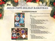 Image for 2025/26 Topps Basketball Mega Holiday 20-Box Case