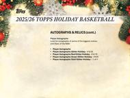 Image for 2025/26 Topps Basketball Mega Holiday 20-Box Case