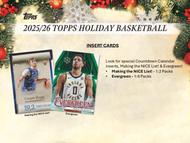 Image for 2025/26 Topps Holiday Basketball Countdown Calendar 8-Box Case