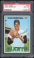 Image for 1967 Topps #500 Juan Marichal PSA 8 *8789 (Reed Buy)