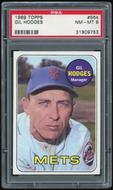 Image for 1969 Topps #564 Gil Hodges PSA 8 *9753 (Reed Buy)