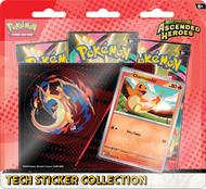 Image for Pokemon Mega Evolution: Ascended Heroes Tech Sticker Collection 12-Blister Case