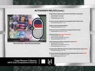 Image for 2024/25 Topps UEFA Club Competitions Museum Collection Soccer Hat-Trick Box