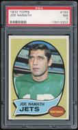 Image for 1970 Topps #150 Joe Namath PSA 7 *3322 (Reed Buy)