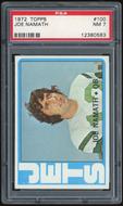 Image for 1972 Topps #100 Joe Namath PSA 7 *0583 (Reed Buy)