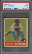 Image for 1948 Leaf Baseball #14 Billy Johnson Rookie PSA 6 (EX-MT)