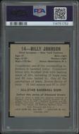 Image for 1948 Leaf Baseball #14 Billy Johnson Rookie PSA 6 (EX-MT)